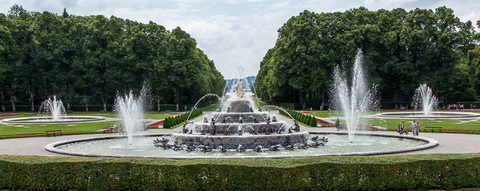 Schlosspark Herrenchiemsee: Latonabrunnen Herreninsel
