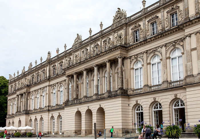 Schloss Herrenchiemsee: Gartenfassade Herreninsel