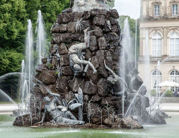 Herreninsel Schlosspark Herrenchiemsee: Famabrunnen Schloss Herrenchiemsee