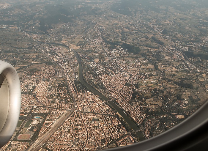 Toskana 2015-07-22 Flug DLA8196 München Franz Josef Strauß (MUC/EDDM) - Florenz (FLR/LIRQ) Luftbild aerial photo