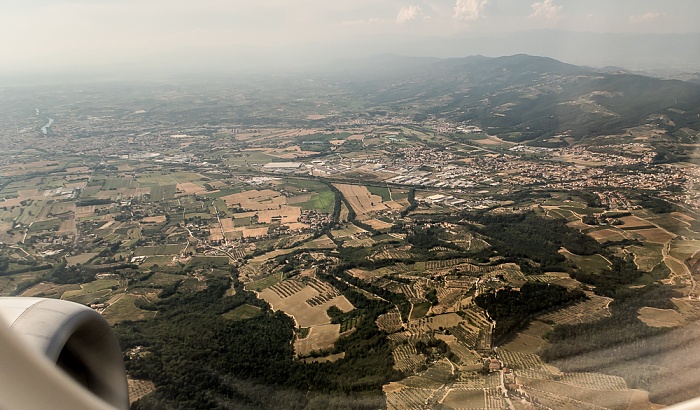 Toskana 2015-07-22 Flug DLA8196 München Franz Josef Strauß (MUC/EDDM) - Florenz (FLR/LIRQ) Luftbild aerial photo