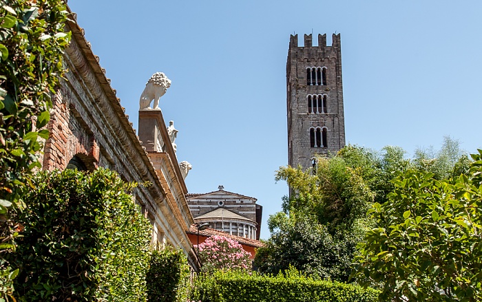 Lucca Centro Storico: Palazzo Pfanner (Garten), Basilica di San Frediano