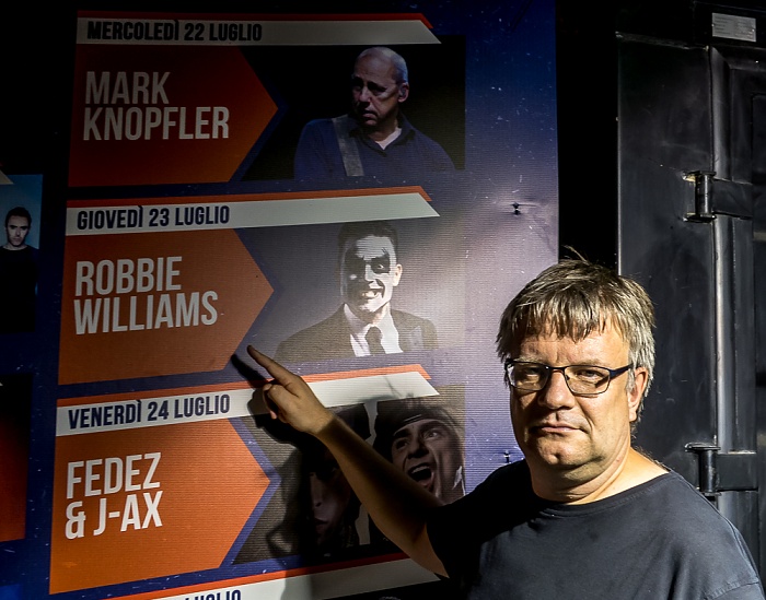 Piazza Napoleone (Lucca Summer Festival): Robbie Williams Lucca