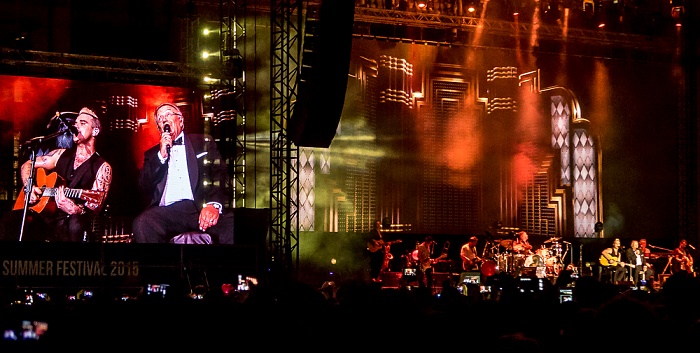 Piazza Napoleone (Lucca Summer Festival): Robbie Williams Lucca Robbie und Peter Williams: Better Man