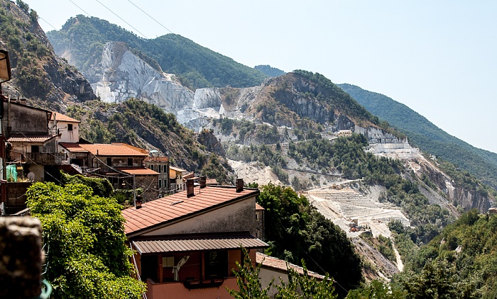 Carrara Apuanische Alpen: Colonnata Marmor-Steinbrüche