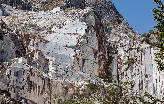 Carrara Apuanische Alpen (Bacino di Fantiscritti): Marmor-Steinbrüche