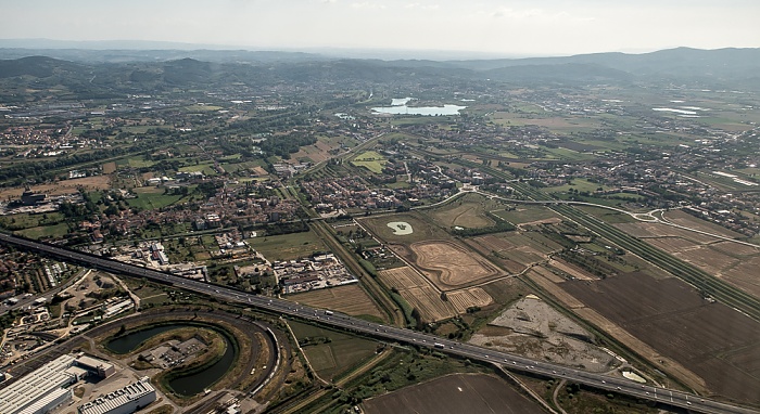 Toskana 2015-07-26 Flug DLA8197 Florenz (FLR/LIRQ) - München Franz Josef Strauß (MUC/EDDM) Luftbild aerial photo