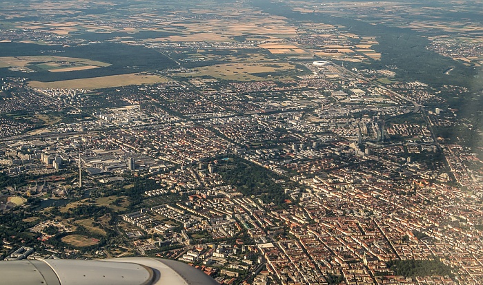 Milbertshofen-Am Hart (links) / Schwabing-West (rechts unten) / Schwabing-Freimann (rechts oben) München