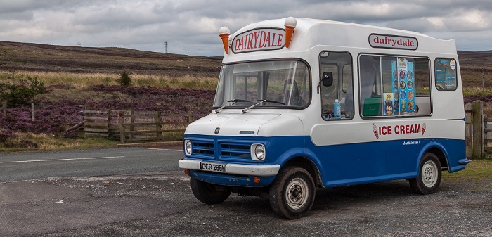 North York Moors National Park Goathland Moor: Eiswagen