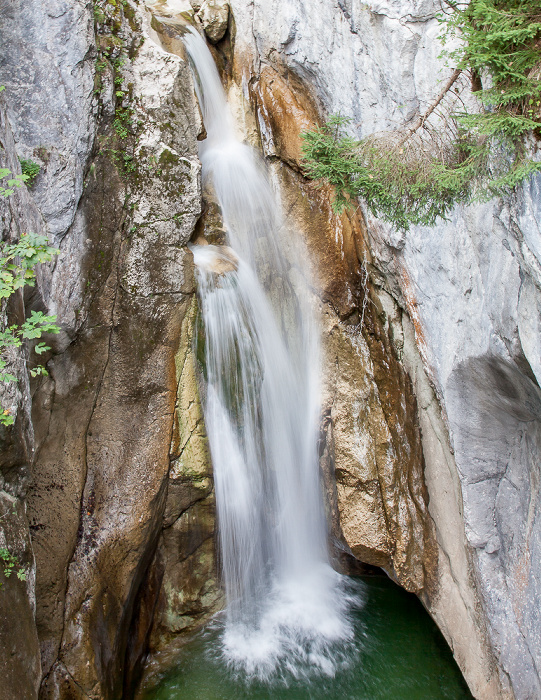 Mangfallgebirge: Wasserfälle am Tatzelwurm (Auerbach) Tatzelwurm