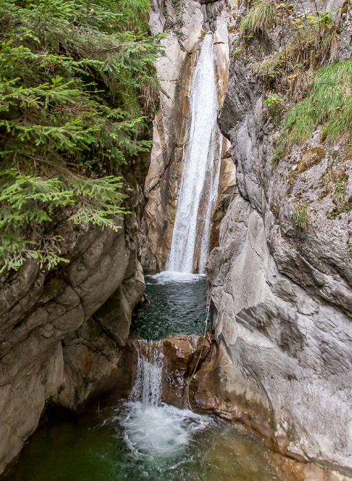 Mangfallgebirge: Wasserfälle am Tatzelwurm (Auerbach) Tatzelwurm