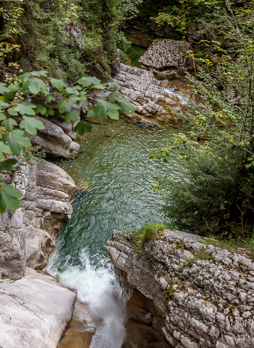 Mangfallgebirge: Wasserfälle am Tatzelwurm (Auerbach) Tatzelwurm