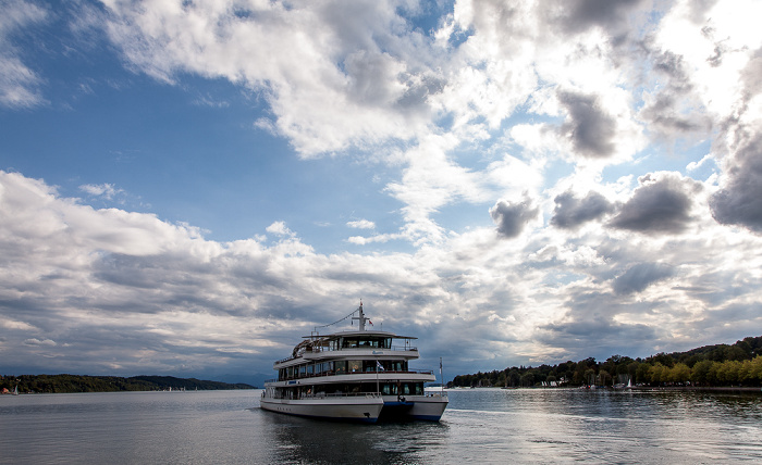 Starnberger See mit der MS Starnberg