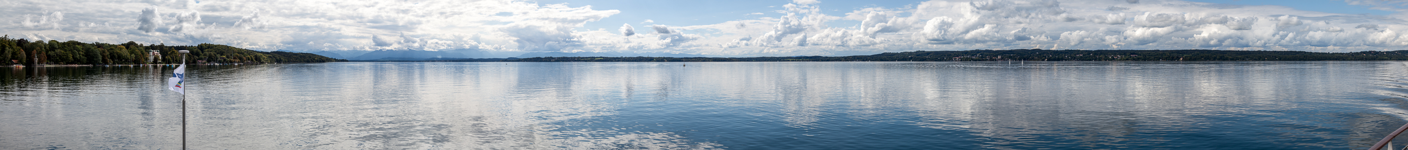 Starnberger See Blick in Richtung Süden