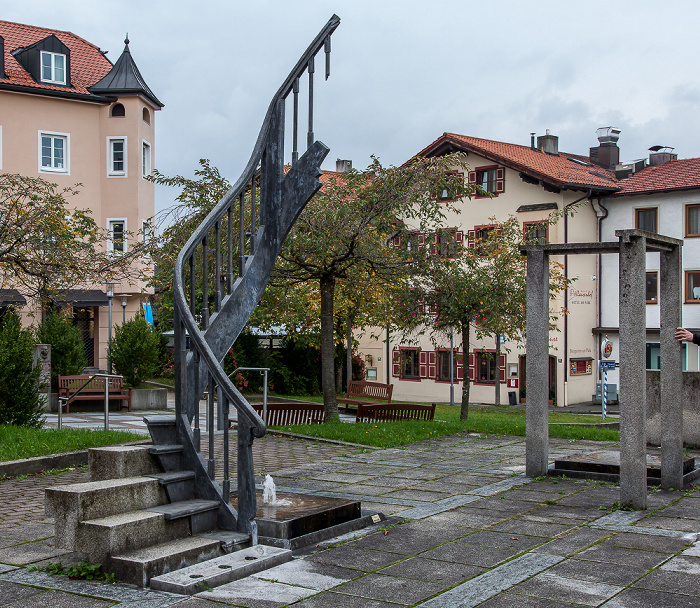 Nachbildung der Münter-Haus-Treppe Murnau