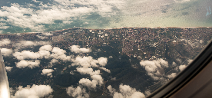 Katalonien 2015-10-03 Flug VLG1813 München Franz Josef Strauß (MUC/EDDM) - Barcelona (BCN/LEBL) Luftbild aerial photo