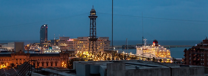Blick vom Andante Hotel Barcelona 2015