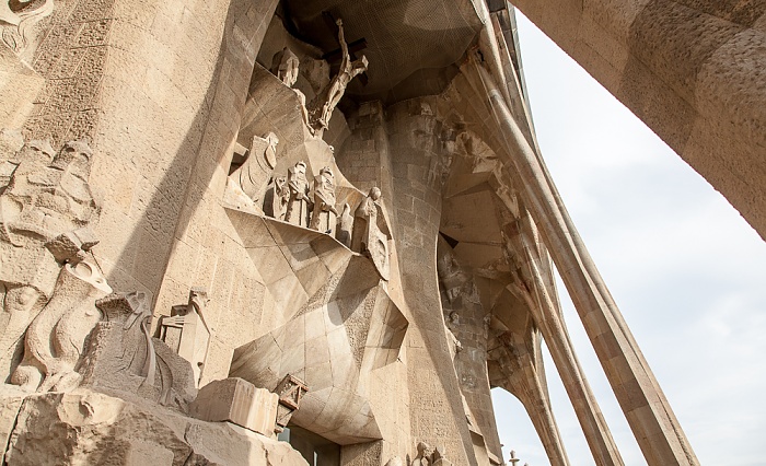 Sagrada Família: Passionsfassade Barcelona