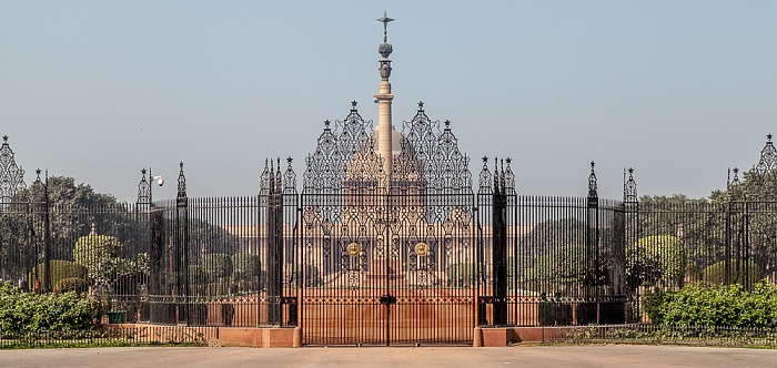 New Delhi: Rashtrapati Bhavan (Haus des Indischen Präsidenten) Delhi