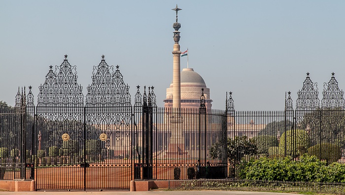 New Delhi: Rashtrapati Bhavan (Haus des Indischen Präsidenten)
