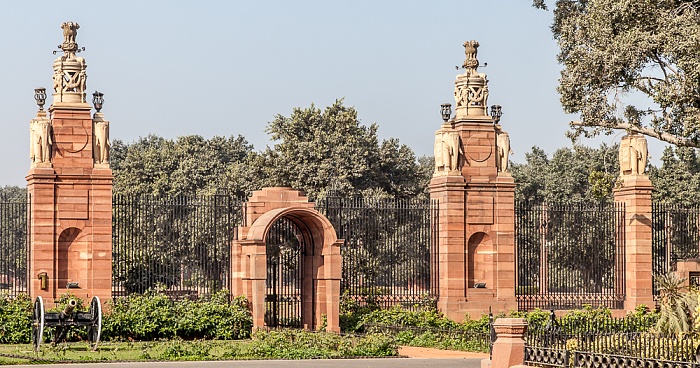 New Delhi: Rashtrapati Bhavan (Haus des Indischen Präsidenten) Delhi