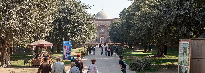New Delhi: Isa-Khan-Mausoleumskomplex Humayun-Mausoleum