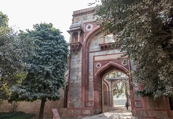 New Delhi: Isa-Khan-Mausoleumskomplex - Arab Ki Sarai Gateway