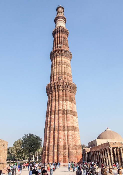 New Delhi: Qutb-Komplex - Qutb Minar Delhi