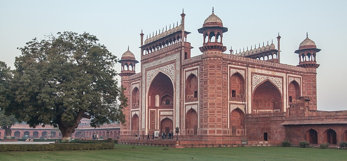 Taj Mahal: Haupteingangsgebäude Agra