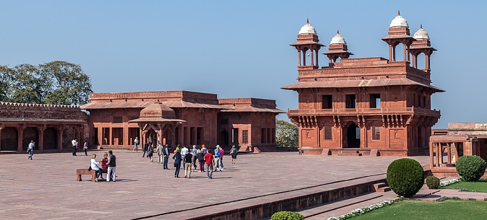 Königspalast: Daulat-Khana-Innenhof Fatehpur Sikri