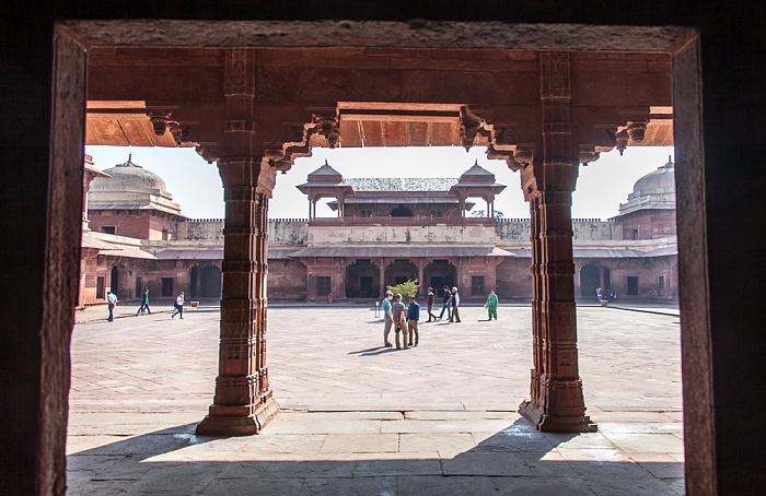 Fatehpur Sikri Königspalast: Jodha Bais Palace