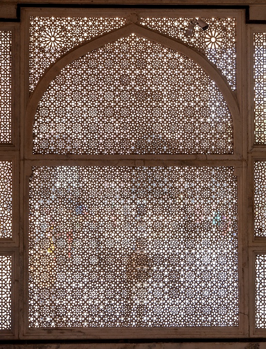 Fatehpur Sikri Jami Masjid (Dargah-Moschee): Scheich-Salim-Chishti-Mausoleum - Jali