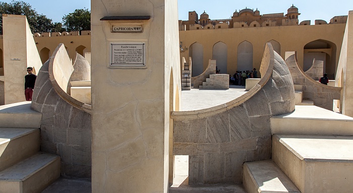 Jantar Mantar: Rashi Valaya Yantra (Tierkreisgnomon) Jaipur