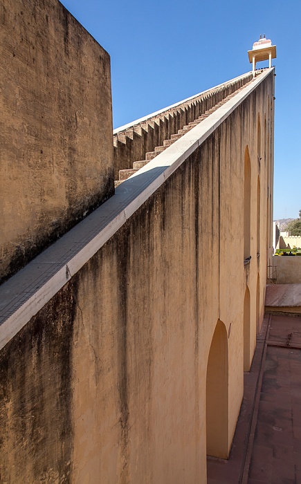 Jaipur Jantar Mantar: Vrihat Samrat Yantra (Große Sonnenuhr)