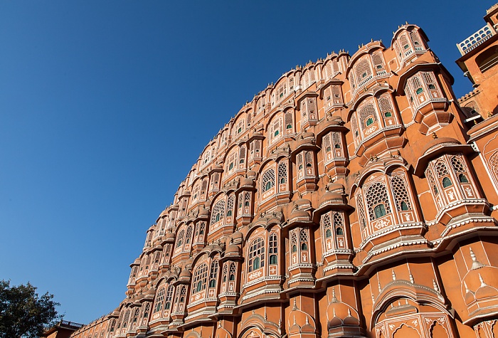 Pink City: Hawa Mahal (Palast der Winde) Jaipur