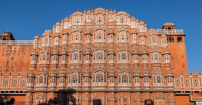 Pink City: Hawa Mahal (Palast der Winde) Jaipur