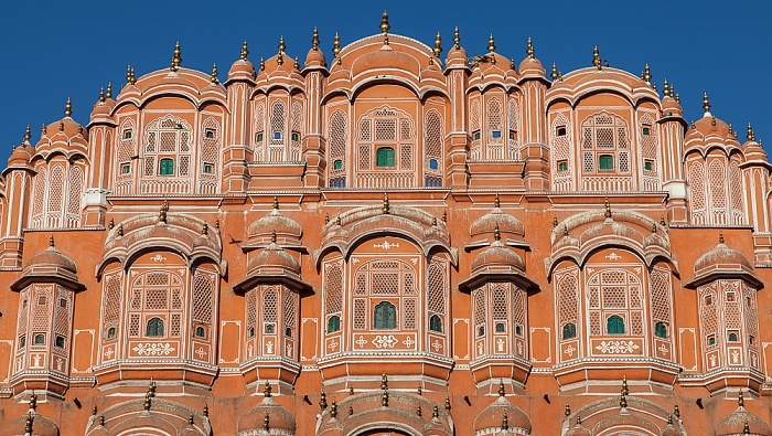 Pink City: Hawa Mahal (Palast der Winde) Jaipur