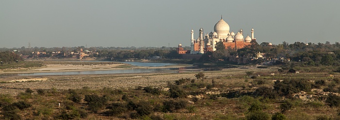 Blick vom Agra Fort (Rotes Fort): Taj Mahal Agra