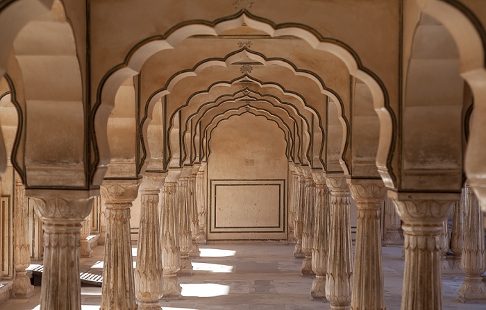 Jaipur Amber Fort: Zweiter Innenhof