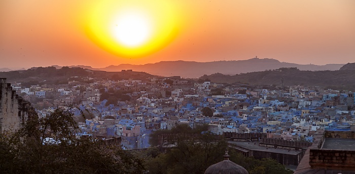 Jodhpur Blick vom Mehrangarh Fort: Die blaue Stadt