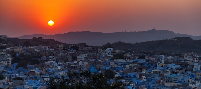 Blick vom Mehrangarh Fort: Die blaue Stadt Jodhpur