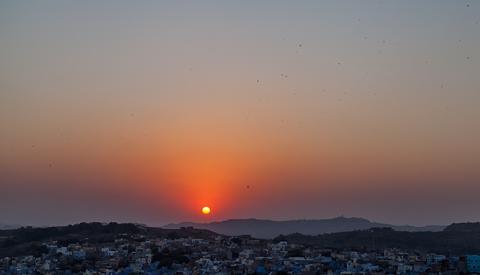 Blick vom Mehrangarh Fort: Die blaue Stadt Jodhpur