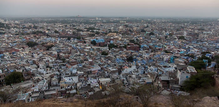 Blick vom Mehrangarh Fort: Die blaue Stadt Jodhpur