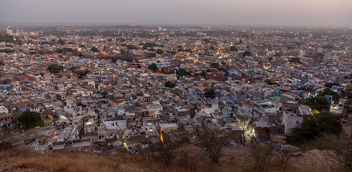 Blick vom Mehrangarh Fort: Die blaue Stadt Jodhpur