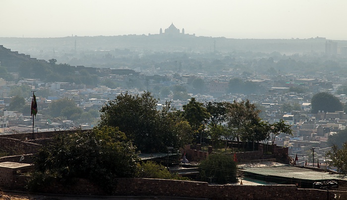 Jodhpur Blick von Jaswant Thada  Umaid Bhawan Palace