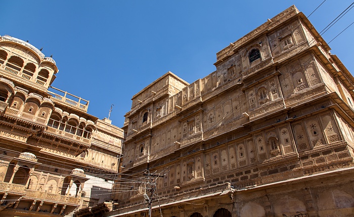 Jaisalmer Fort: Dussera Chowk, Raj Mahal (Maharaja-Palast)