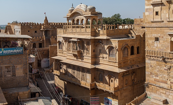 Blick aus dem Raj Mahal (Maharaja-Palast): Jaisalmer Fort