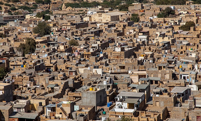 Jaisalmer Blick vom Raj Mahal (Maharaja-Palast): Altstadt