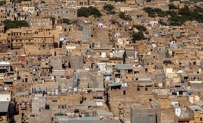 Jaisalmer Blick vom Raj Mahal (Maharaja-Palast): Altstadt