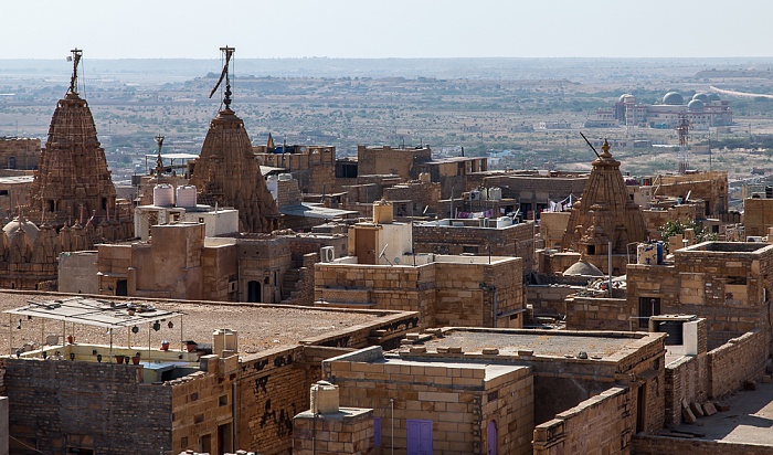 Blick vom Raj Mahal (Maharaja-Palast): Jaisalmer Fort